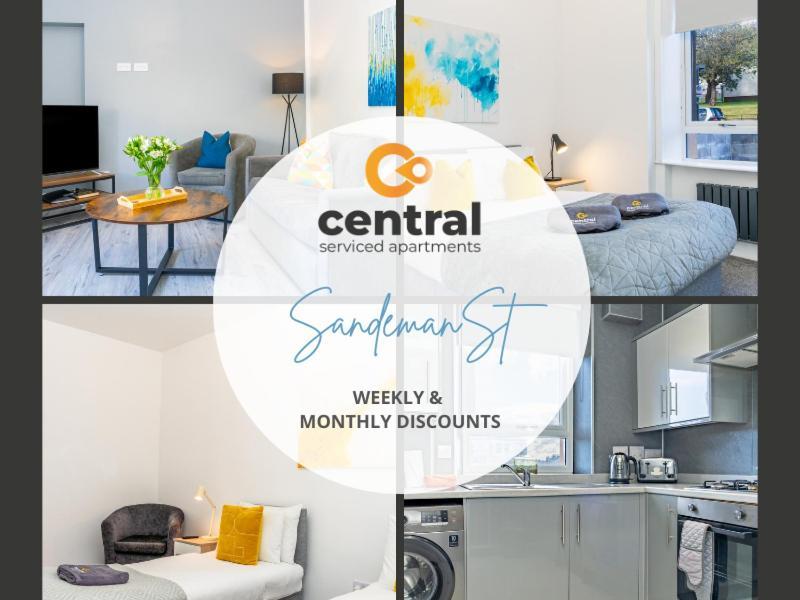 Central Serviced Apartments - 2 Bedroom - Free Street Parking - Fast Wifi - Smart Tvs In All Rooms - Ground Level - Family Neighbourhood - 3 X Double Beds - Heating 24-7 - Trade Stays - Weekly & Monthly Offers Dundee Exterior photo