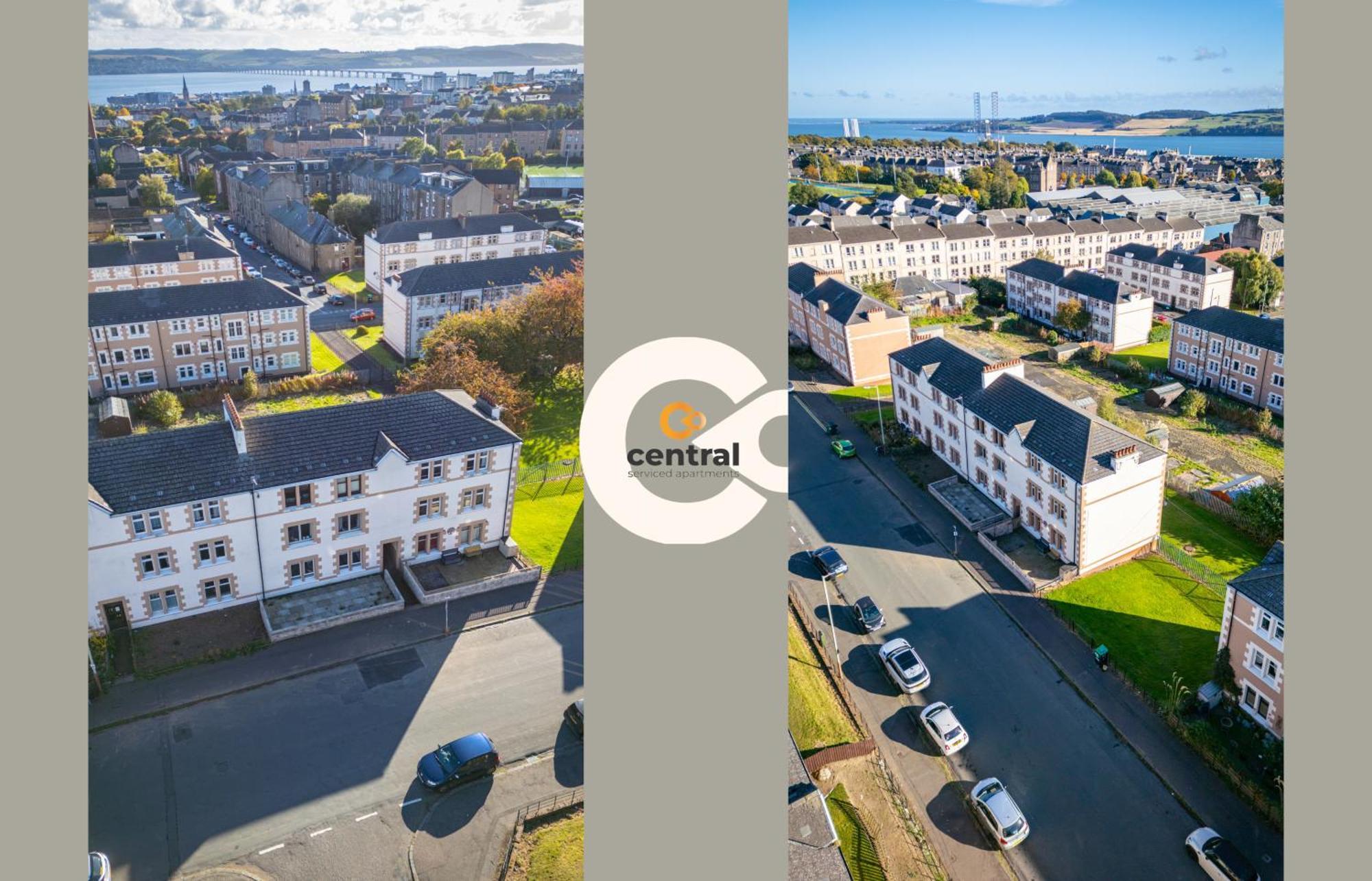 Central Serviced Apartments - 2 Bedroom - Free Street Parking - Fast Wifi - Smart Tvs In All Rooms - Ground Level - Family Neighbourhood - 3 X Double Beds - Heating 24-7 - Trade Stays - Weekly & Monthly Offers Dundee Exterior photo